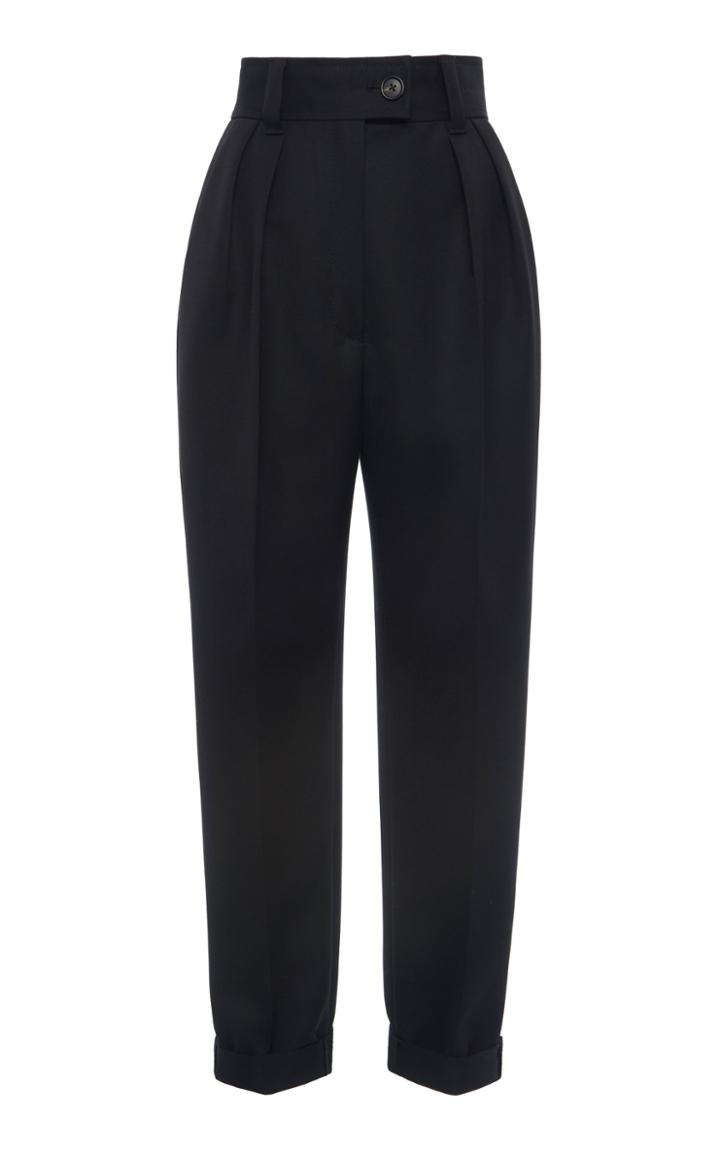 Moda Operandi Miu Miu Straight-leg Cady Pants Size: 36