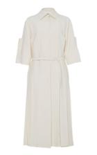 Jil Sander Lourdes Collared Crepe Dress