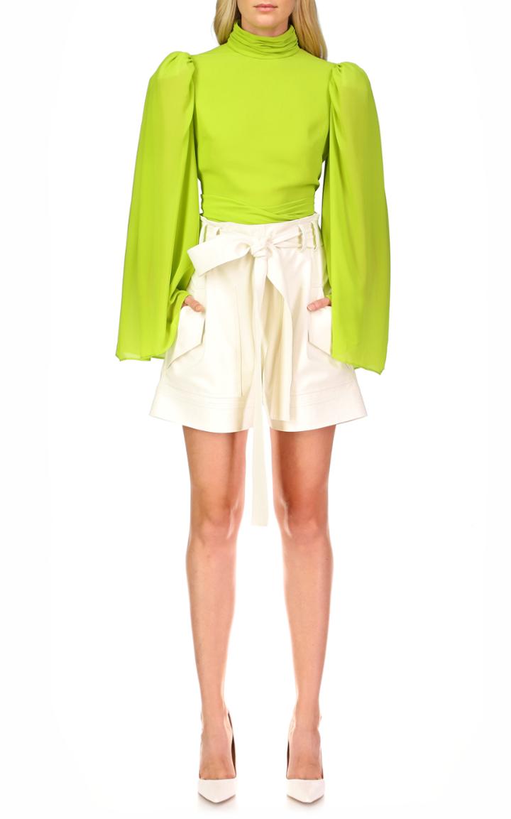 Moda Operandi Amur Blaise Oversized Silk Top