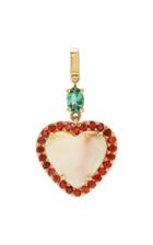 Moda Operandi Guita M 18k Yellow Gold Opal Heart Charm