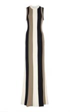 Ami Striped Jersey Maxi Dress
