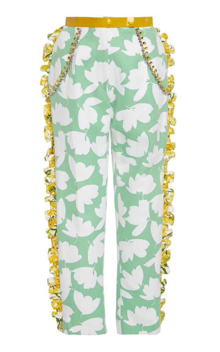 Nina Tiari Ruffle Side Seam Pant