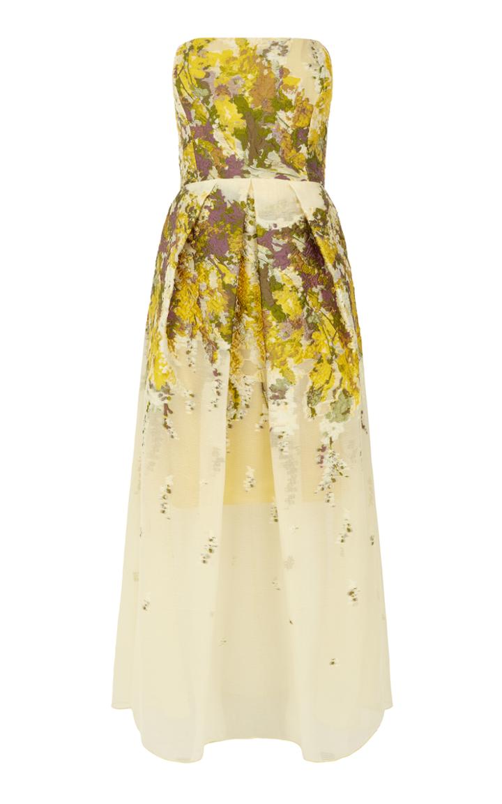Malene Oddershede Bach Fennel Corset Maxi Dress
