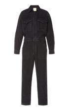 Citizens Of Humanity Marta Cropped Cotton-twill Jumpsuit Size: Xs