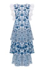 Mochi Tereza Ruffle Tier Midi Dress