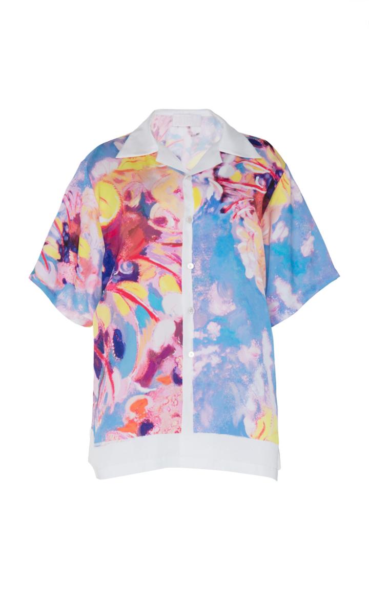 Moda Operandi Peter Pilotto Printed Twill Top Size: M