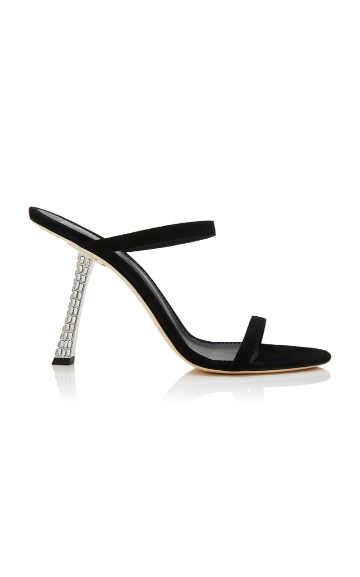 Giuseppe Zanotti Crystal-embellished Suede Sandals