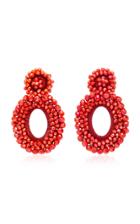 Bibi Marini Scarlet Red Primrose Earrings