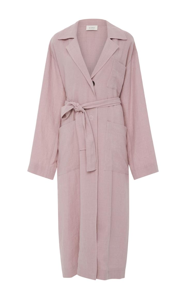 Isa Arfen Long Safari Trench Coat