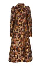Jill Stuart Ines Jacquard Long Coat