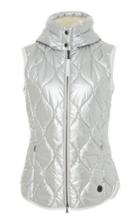 Bogner X White Cube Gigi Metallic Quilted-shell Hooded Vest