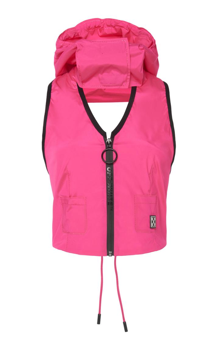 Off-white C/o Virgil Abloh Stretch Front Zip Top