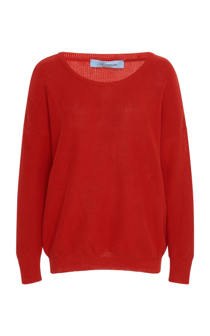 Blumarine Long Sleeve Wide Sweater