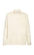 Jil Sander Sincronia Cotton-poplin Button-up Shirt