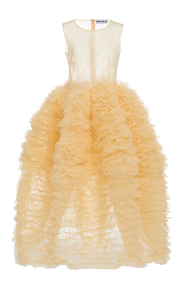 Moda Operandi Molly Goddard Nimbus Ruffled Tulle Dress Size: 6