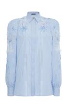 Moda Operandi Versace Embellished Puffed Sleeve Shirt Size: 40