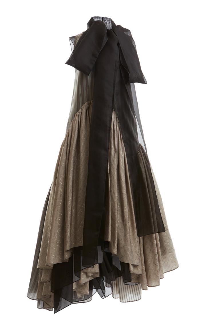 Moda Operandi Loewe Bow-accented Tiered Dress