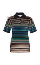 Paco Rabanne Striped Polo Top