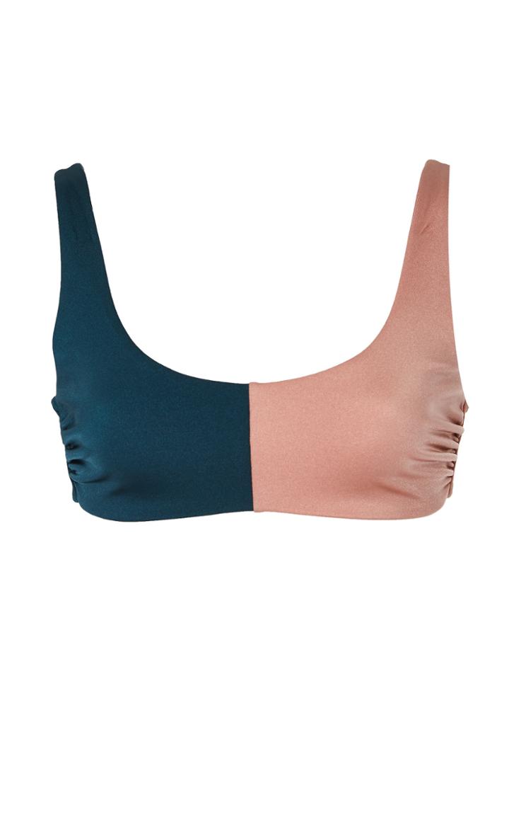 Tori Praver Deja Color Block Bralette Top