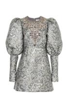 Moda Operandi Andrew Gn Crystal-embellished Brocade Mini Dress
