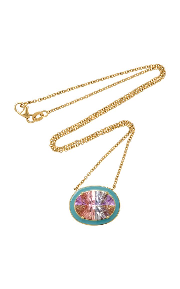 Sarah Hendler One-of-a-kind Unicorn Mystic Topaz Necklace