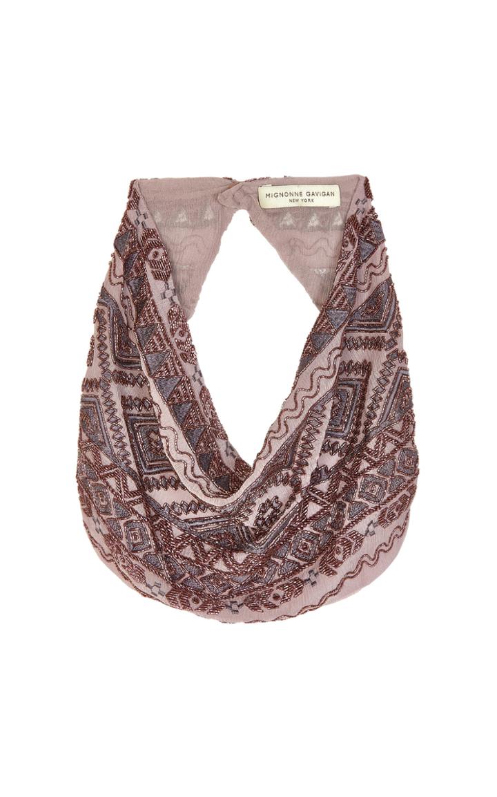 Mignonne Gavigan Smith Beaded Scarf Necklace