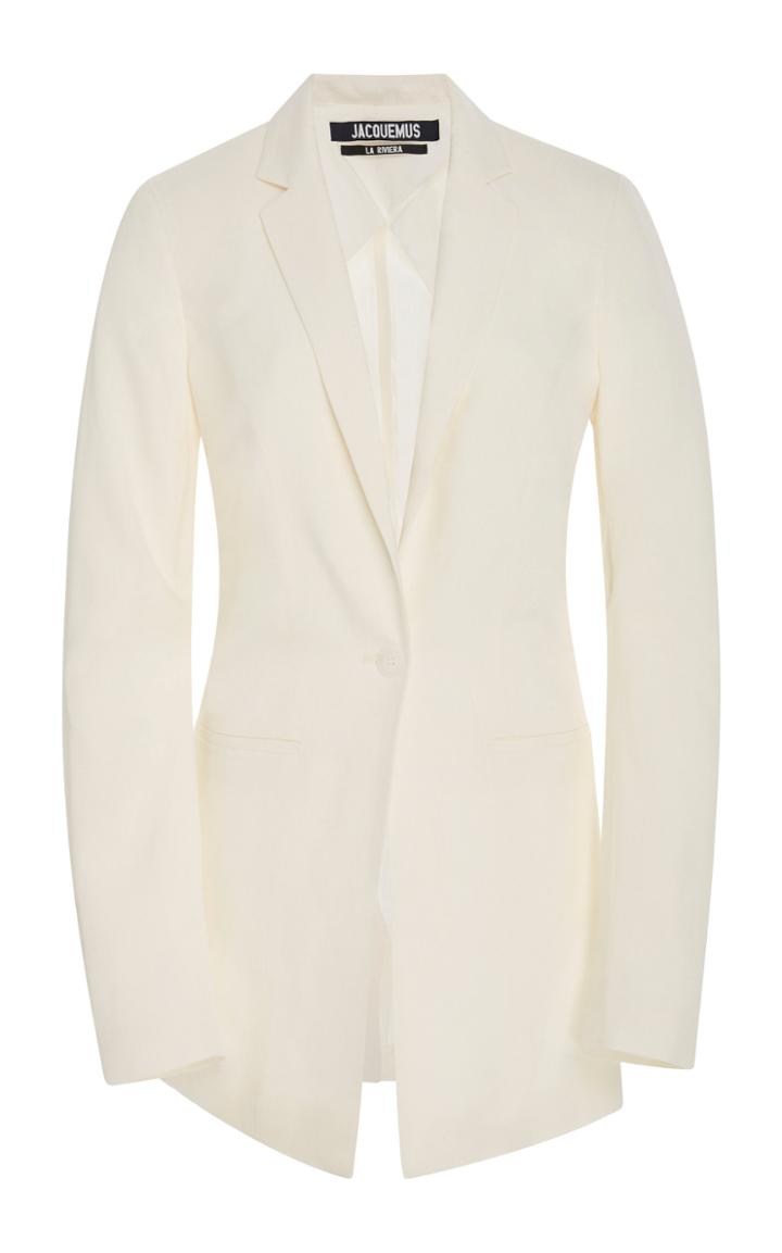 Jacquemus Crepe De Chine Blazer