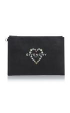 Givenchy Printed Textured-leather Pouch