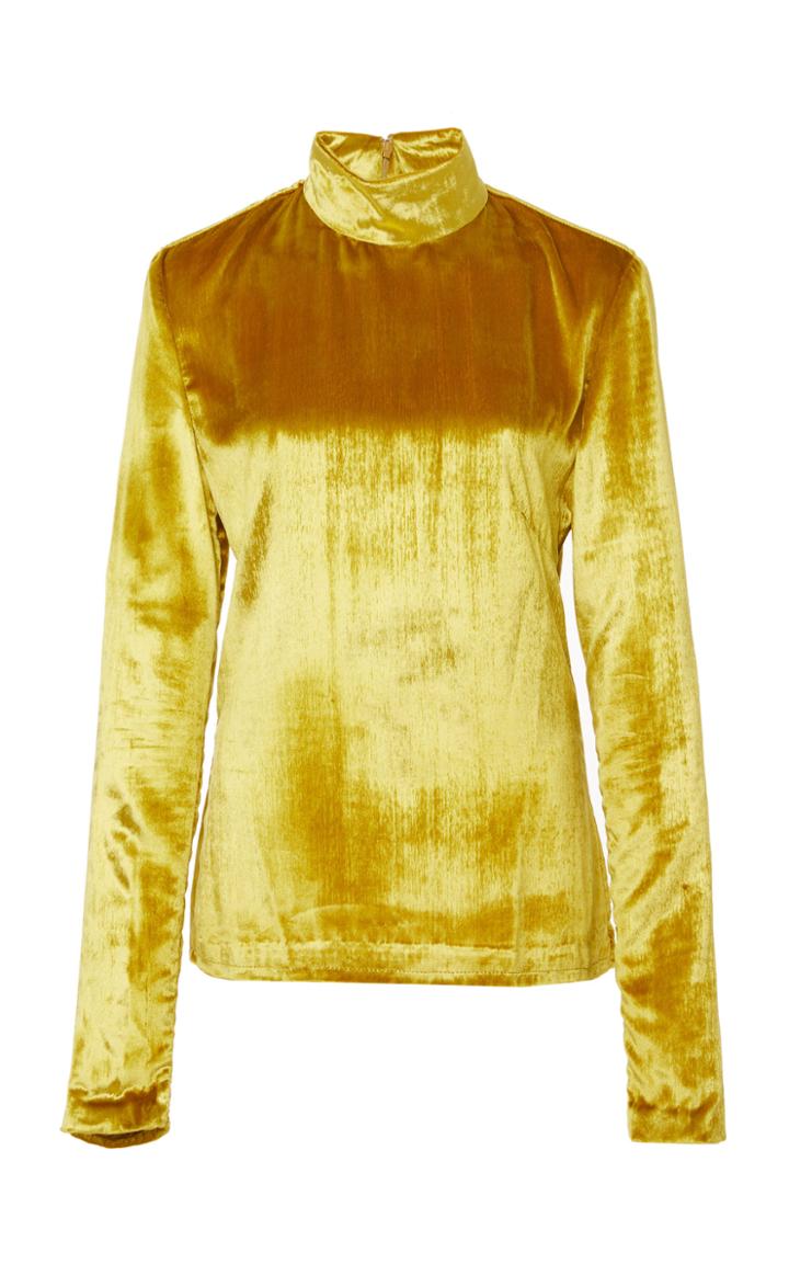 Prabal Gurung Miko Velvet Turtleneck