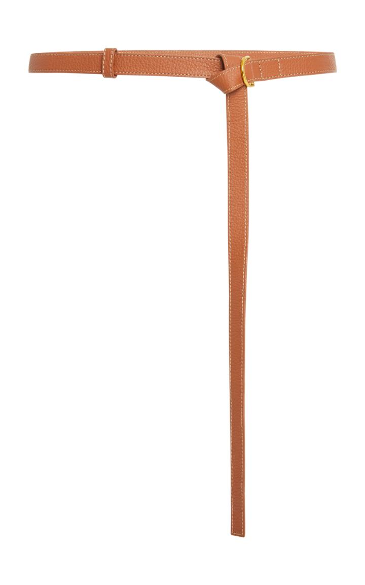 Tory Burch Skinny Leather Wrap Belt