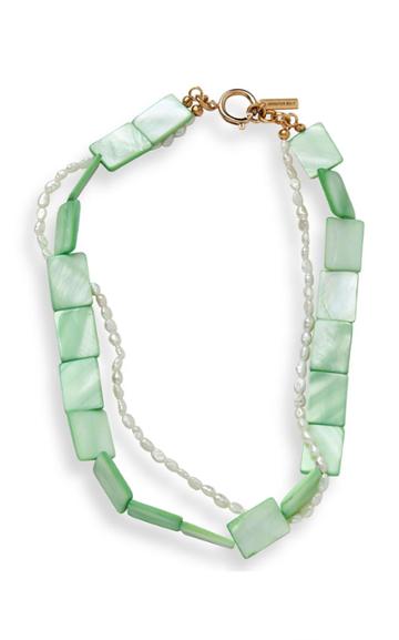 Jennifer Behr Braga Pearl And Shell Necklace