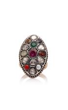 Amrapali 14k Gold Stone And Diamond Ring
