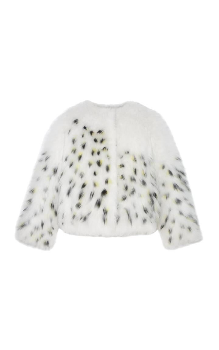 Moda Operandi Pologeorgis The Vega Printed Fur Jacket