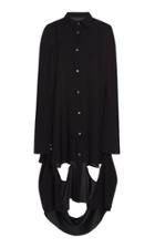 Maison Margiela Cutout Detail Poplin Shirtdress