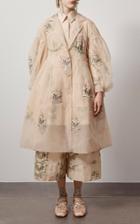 Moda Operandi Simone Rocha Printed Cotton-poplin Shirt Dress