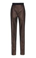 Dundas Tailored High-waisted Lurex Pants