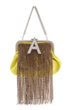 The Attico Embellished Moir Clutch