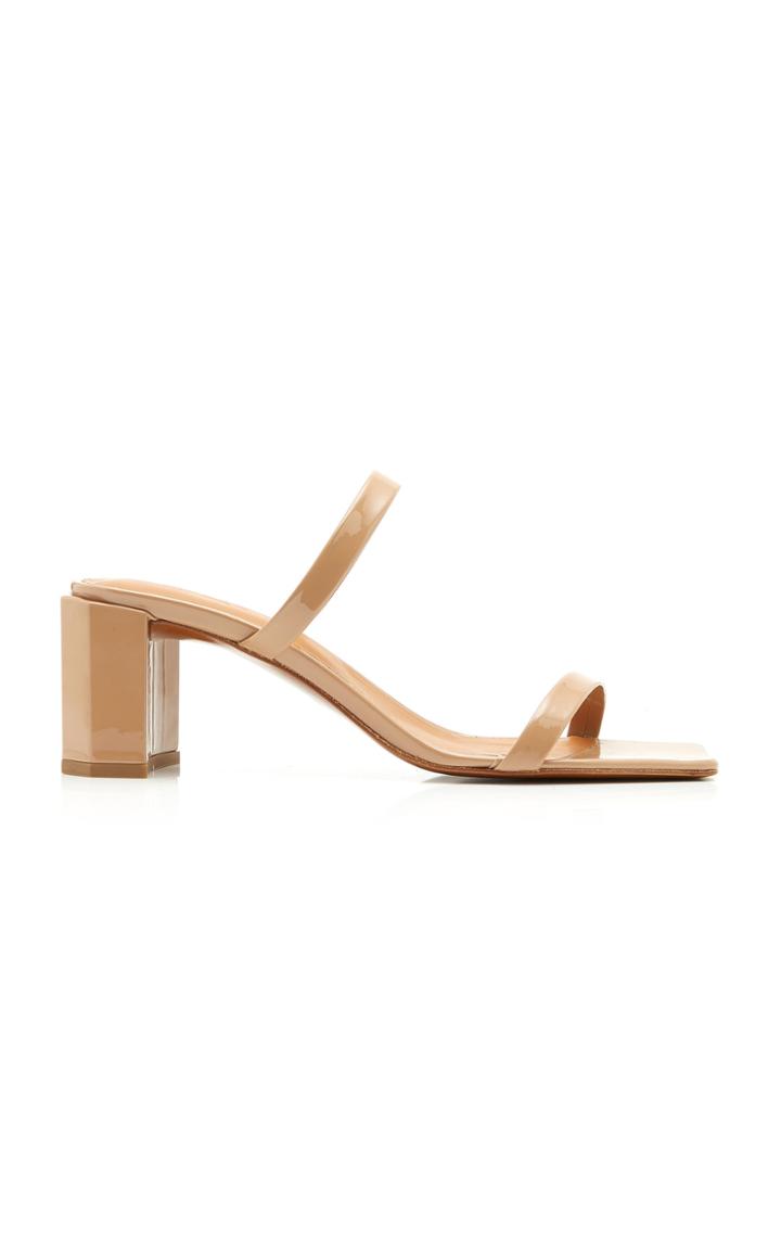 By Far Thalia Patent Leather Sandals