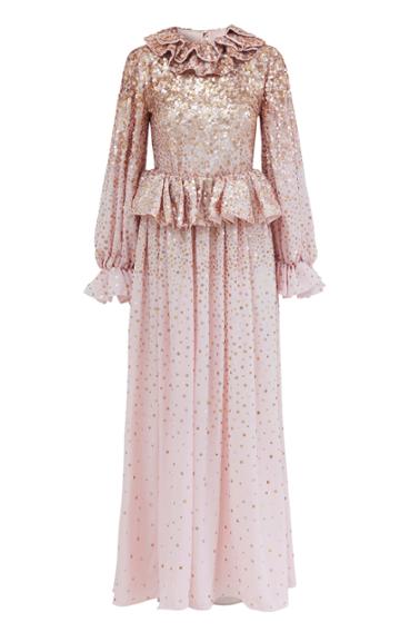 Stine Goya Pamela Silk Embellished Gown