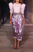 Moda Operandi Isabel Marant Gilekla Lame Straight-leg Pants