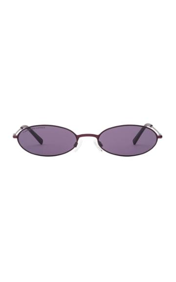 Moda Operandi Carolina Lemke X Kim Kardashian West Sand Round-frame Acetate Sunglass