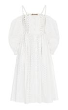 Flow The Label Off The Shoulder Eyelet Dress