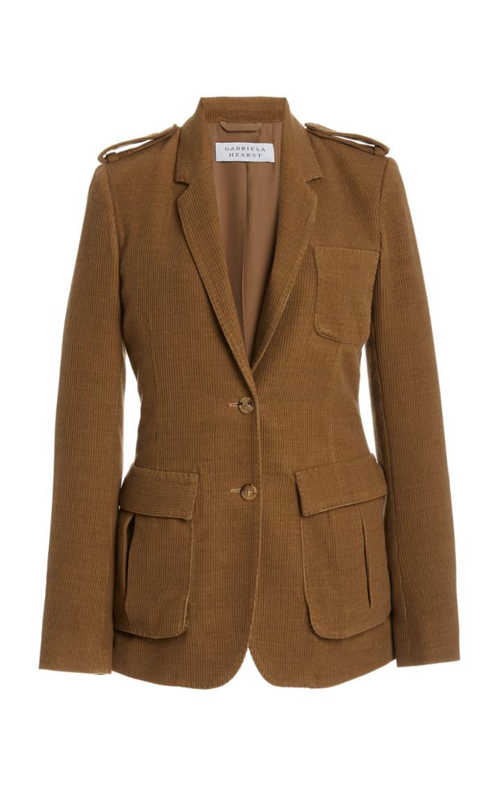 Moda Operandi Gabriela Hearst Louisa Cashmere Corduroy Blazer