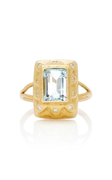 Charlotte Wendes Secret Forest Aquamarine Ring