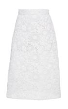 Prada Cotton-blend Lace Skirt