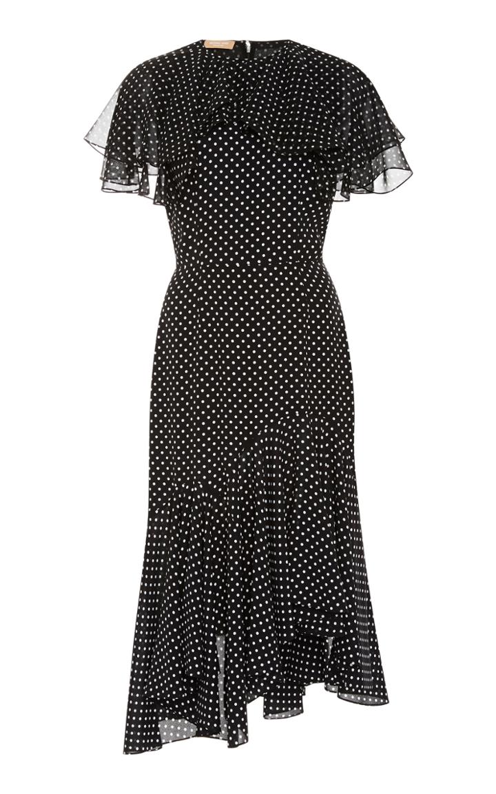 Michael Kors Collection Flutter Sleeve Flirt Dress