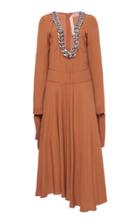 Moda Operandi N21 Chain Link-embellished Chiffon Dress