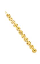 Ofira Mixed Sapphire 18k Gold Coin Bracelet