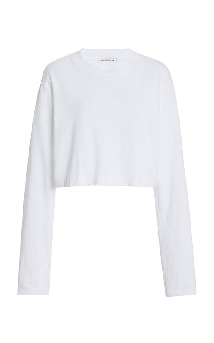 Cotton Citizen The Tokyo Cropped Cotton T-shirt