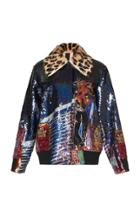 N 21 N&deg;21 Leopard Collar Jacket
